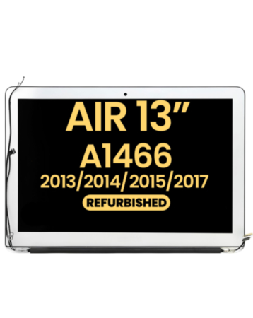 LCD Assembly for MacBook Air 13" (A1466 / Mid 2013 / Early 2014 / Early 2015 / Mid 2017) (ALL COLORS) (Refurbished)
