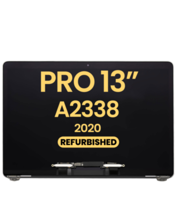 LCD Assembly (SILVER) (Refurbished) for MacBook Pro 13" (A2338 / Late 2020) (M1 / M2