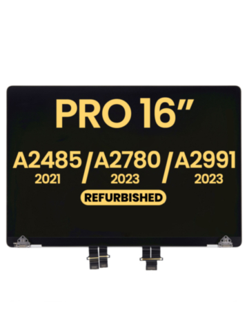 LCD Assembly (SPACE GRAY) (Refurbished) for MacBook Pro 16" (A2485 / Late 2021) / (A2780 / Late 2023 / (A2991 / Late 2023)