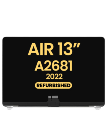 LCD Assembly (SILVER) (Refurbished) for MacBook Air 13" (A2681 / Mid 2022)