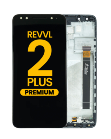 LCD Assembly with Frame for T-Mobile Revvl 2 Plus (BLACK)