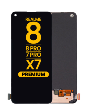 OLED Assembly for Realme 8 pro / Realme 8 / Realme 7 Pro / Realme x7 (BLACK) (Premium)