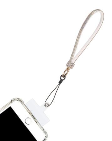 Diamond Bracelet Phone Lanyard Wristbands (0.4ft) - SILVER (Only Ground Shipping)