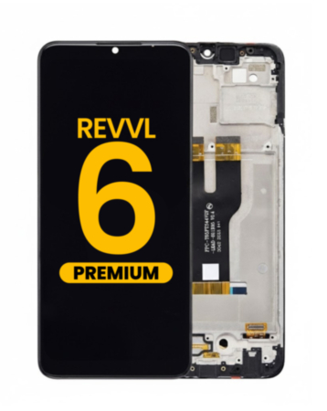 LCD Assembly with Frame for T-Mobile Revvl 6 (Premium)