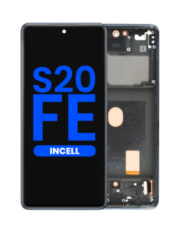 LCD Assembly with Frame for Galaxy S20 FE (G780 / G781) (Cloud Navy) (Without Fingerprint) (Aftermarket Incell)