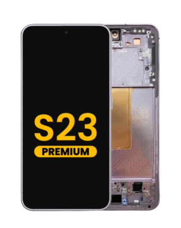 OLED Assembly with Frame for Galaxy S23 (S911) (Lavender) (Premium)