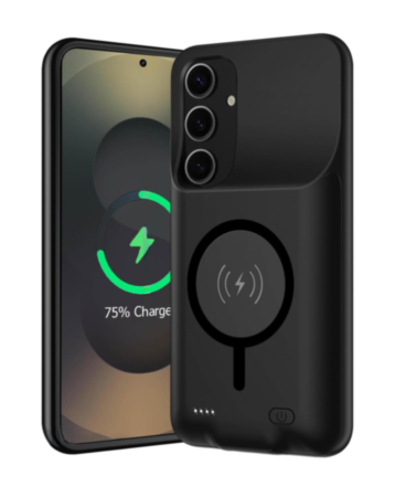 Slim Protective Wireless Charging Case (10000 mAh) for Galaxy S25 Edge (Only Ground Shipping)