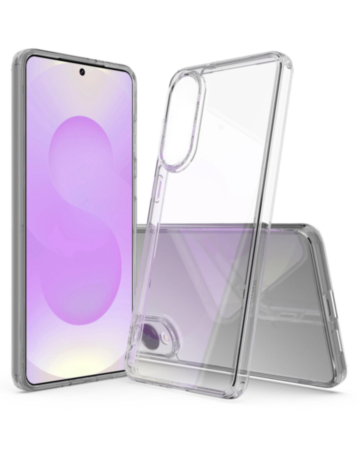 Galaxy S25 Edge Hybrid Case with Air Cushion Technology - CLEAR (Only Ground Shipping)