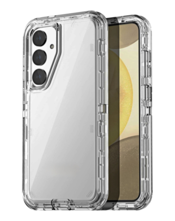 Transparent Shockproof Case - SMOKE for Galaxy S25 Plus / S24 Plus (Only Ground Shipping)
