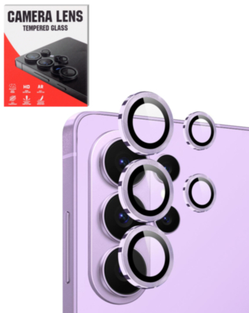 Camera Lens Protector with Metal Ring for Galaxy S26 Ultra (Cobalt Violet)