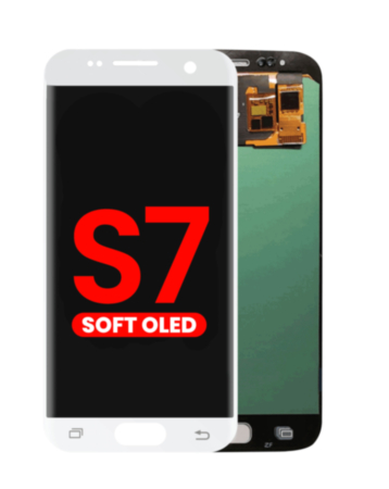 OLED Assembly without Frame for Galaxy S7 (G930) (WHITE) (Aftermarket OLED)