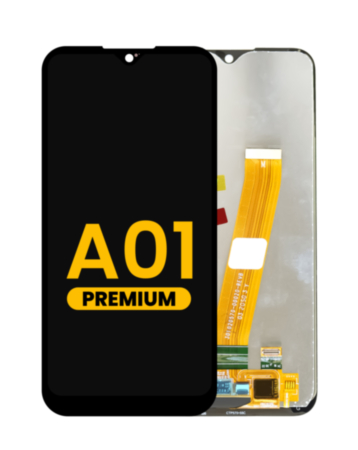 LCD Assembly without Frame (Wide FPC Connector) (142.5mm) for Galaxy A01 (A015 / 2020) (Premium)