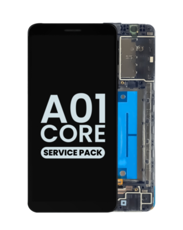 Buy the LCD Assembly with Frame for the Galaxy A01 Core A013 2020, Service Pack.
