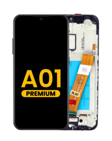 LCD Assembly with Micro Frame (Narrow FPC Connector) (144.2mm) for Galaxy A01 (A015 / 2020) (Premium)