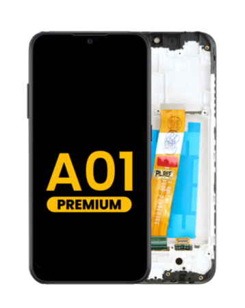 LCD Assembly with TYPE-C Frame (US Model / Narrow FPC Connector) (145.5mm) for Galaxy A01 (A015 / 2020) (Premium)