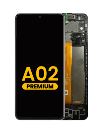 LCD Assembly with Frame for Galaxy A02 (A022 / 2020) (Premium)