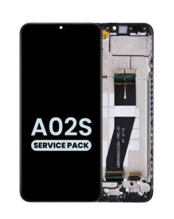 LCD Assembly with Frame for Galaxy A02s (A025U / 2020) (North America Version) (Service Pack)