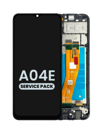 LCD Assembly with Frame for Galaxy A04e (A042 / 2023) (Service Pack)