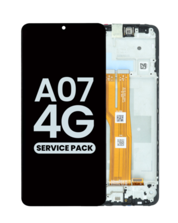 LCD Assembly with Frame for Galaxy A07 4G (A075 / 2025) (Service Pack)
