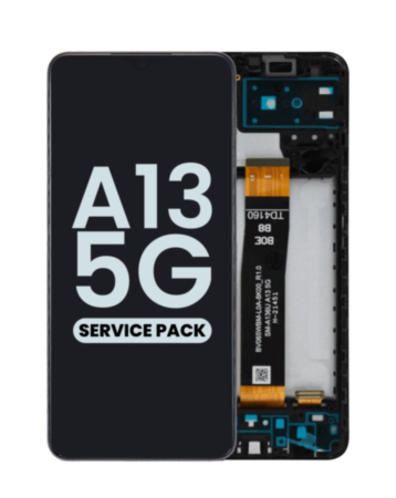 LCD Assembly with Frame for Galaxy A13 5G (A136B / 2021) (Service Pack)