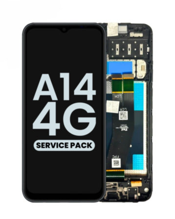 Buy the LCD Assembly with Frame for Galaxy A14 4G A145P A145R 2023 Service Pack.
