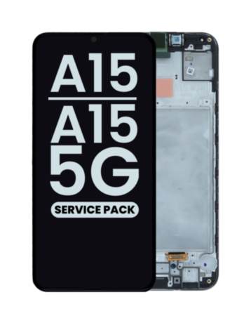 Shop the OLED Assembly with Frame for Galaxy A15 4G A155 2023 and A15 5G A156 2023, US and International Version, Service Pack.