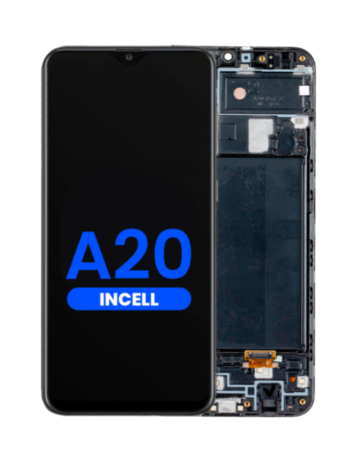 LCD Assembly with Frame for Galaxy A20 (A205F / 2019) (Aftermarket Incell)