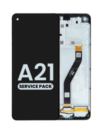 LCD Assembly with Frame for Galaxy A21 (A215 / 2020) (Service Pack)