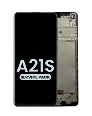 LCD Assembly with Frame for Galaxy A21s (A217 / 2020) (Service Pack)