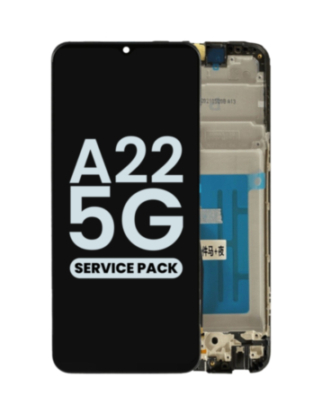 LCD Assembly with Frame for Galaxy A22 5G (A226 / 2021) (Service Pack)
