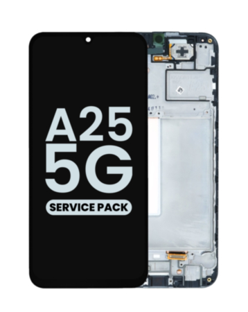 OLED Assembly with Frame for Galaxy A25 5G (A256 / 2023) (Service Pack)