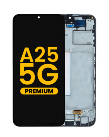 OLED Assembly with Frame for Galaxy A25 5G (A256 / 2023) (Premium)