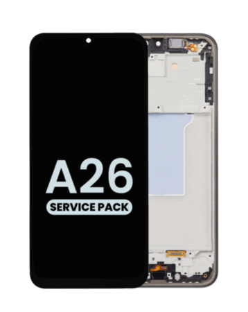 OLED Assembly with Frame for Galaxy A26 5G (A266 / 2025) (BLACK) (Service Pack)