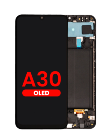 OLED Assembly with Frame for Galaxy A30 (A305 / 2019) (Aftermarket OLED)