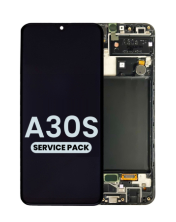 Buy the OLED Assembly with Frame for Galaxy A30s A307 2019, Service Pack.
