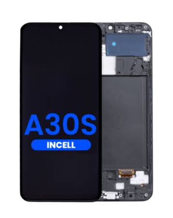 LCD Assembly with Frame for Galaxy A30s (A307 / 2019) (Without Fingerprint Sensor) (Aftermarket Incell)