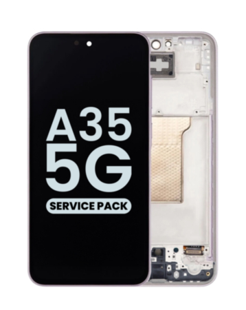OLED Assembly with Frame for Galaxy A35 5G (A356 / 2024) (AWESOME LILAC) (Service Pack)