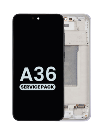 OLED Assembly with Frame for Galaxy A36 5G (A366 / 2025) (LAVENDER) (Service Pack)