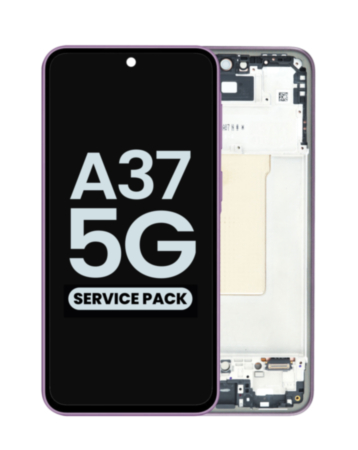 OLED Assembly with Frame for Galaxy A37 5G (A376 / 2026) (LAVENDER) (Service Pack)