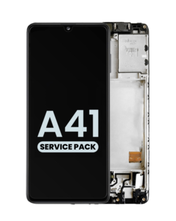 OLED Assembly with Frame for Galaxy A41 (A415 / 2020) (Service Pack)
