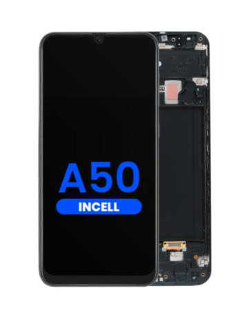 LCD Assembly with Frame for Galaxy A50 (A505U / 2019) (Without Fingerprint Sensor) (Aftermarket Incell)