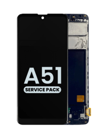 Buy the OLED Assembly with Frame, Service Pack, for Galaxy A51 4G, model A515 from 2019.
