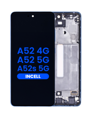 Shop the LCD Assembly in Awesome Blue, Aftermarket Incell, with Frame for Galaxy