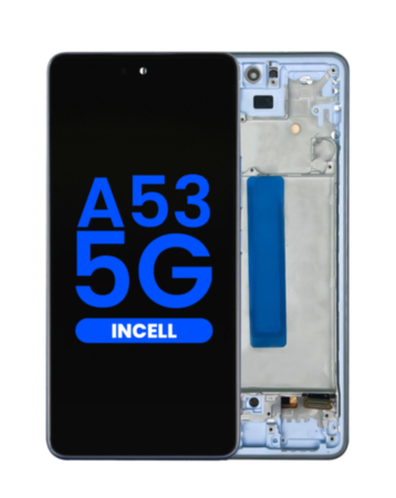 LCD Assembly (AWESOME BLUE) (Aftermarket Incell) with Frame for Galaxy A53 5G (A536 / 2022) (6.46") (Without Fingerprint Sensor)