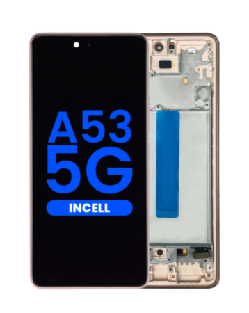 LCD Assembly (AWESOME PEACH) (Aftermarket Incell) with Frame for Galaxy A53 5G (A536 / 2022) (6.46") (Without Fingerprint Sensor)
