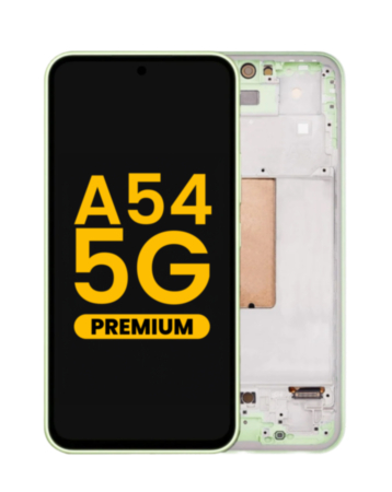 OLED Assembly with Frame for Galaxy A54 5G (A546 / 2023) (AWESOME LIME) (Premium)