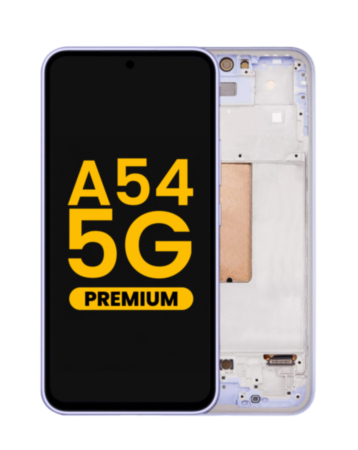 OLED Assembly with Frame for Galaxy A54 5G (A546 / 2023) (AWESOME VIOLET) (Premium)