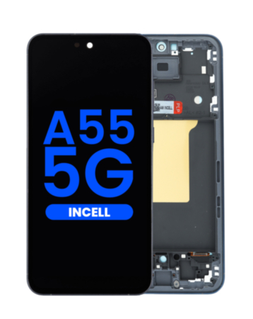 LCD Assembly with Frame for Galaxy A55 (A556 / 2024) (AWESOME NAVY) (Aftermarket Incell)