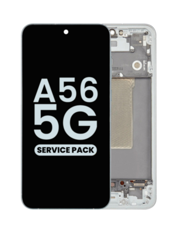 OLED Assembly with Frame for Galaxy A56 5G (A566 / 2025) (OLIVE GREEN) (Service Pack)