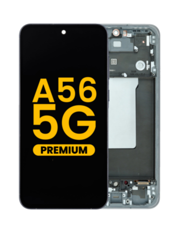 OLED Assembly with Frame for Galaxy A56 (A566 2025) (GRAPHITE) (Premium)